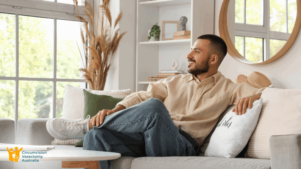 men in relax mood